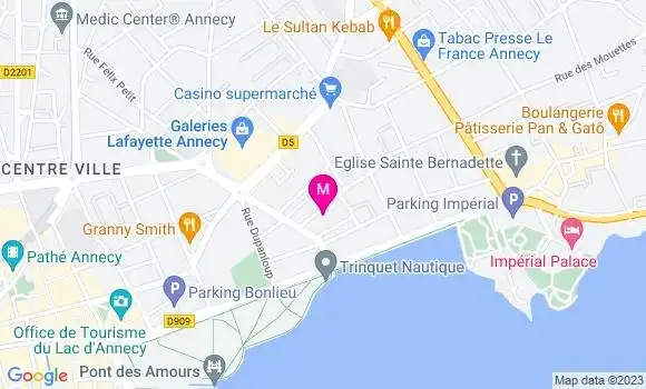 Localisation Mtre Gilibert Denis