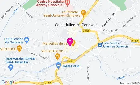 Localisation Mtre Belleraud Laure