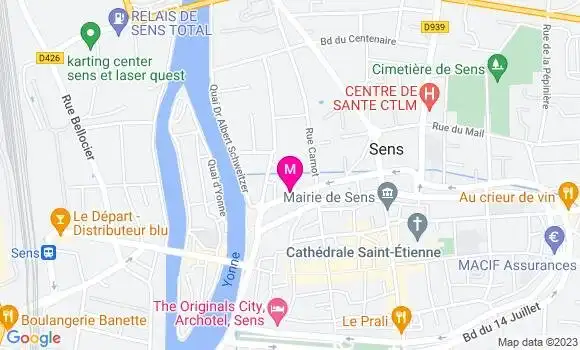 Localisation Mtre Duval Nicolas