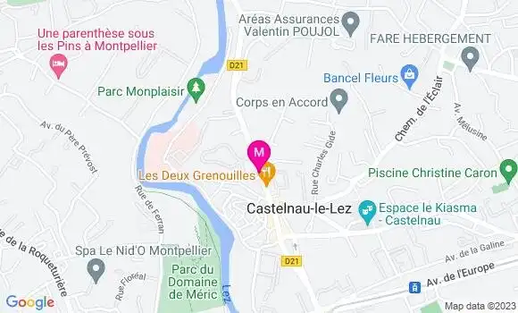 Localisation Mtre Vendrell Victor