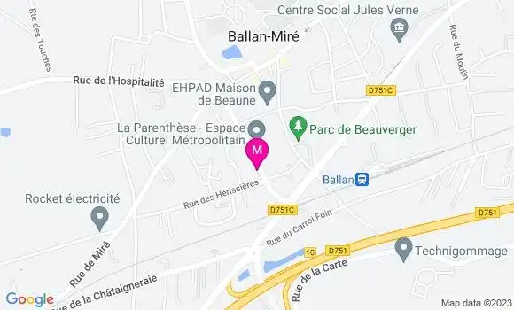 Localisation Mtre Come Vincent