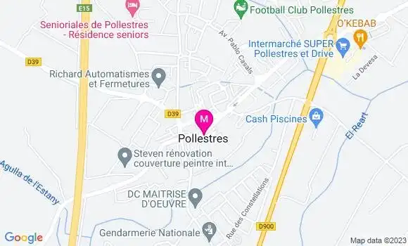 Localisation Mtre Brazet Sabine