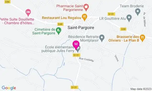 Localisation Mtre Manna Caryle
