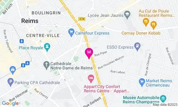 Localisation Mtre Durand Thibaut