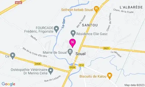 Localisation Mtre Bories Céline