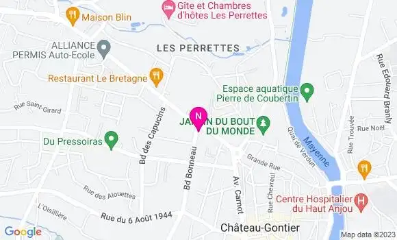 Localisation Mtre Josset Fabien
