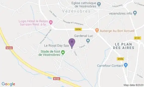 Localisation Mtre Gardenal Luc
