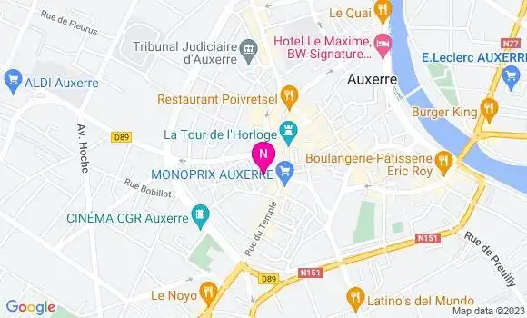 Localisation Mtre Sabiaux Emilie