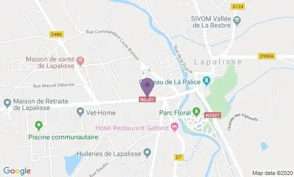 Localisation Mtre Jonquet Albin