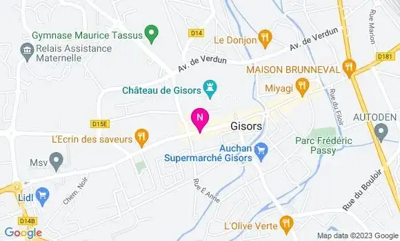 Localisation Mtre Andreu Géraldine