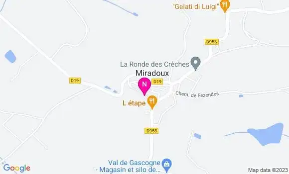 Localisation Mtre Roux François Xavier