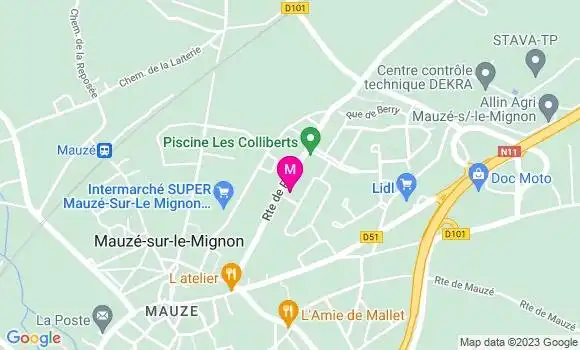 Localisation Mtre Delille Christine
