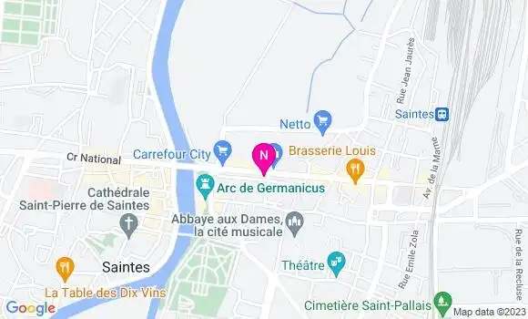 Localisation Mtre Bernard Eric