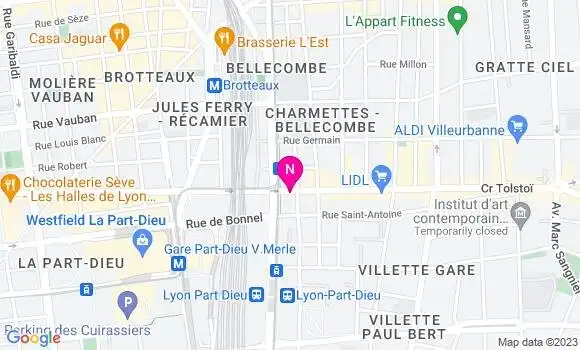 Localisation Mtre Brun Marie Hélène