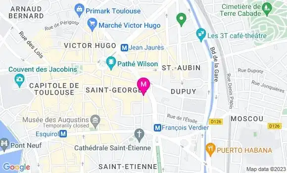 Localisation Mtre Chesnelong Henri
