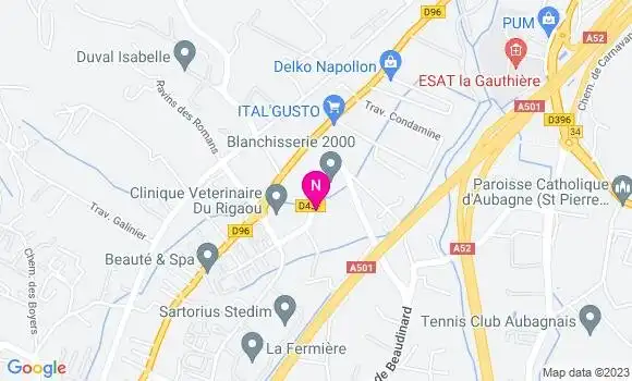 Localisation Mtre Hatala Caroline