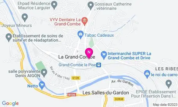 Localisation Mtre Landry Vidal Isabelle