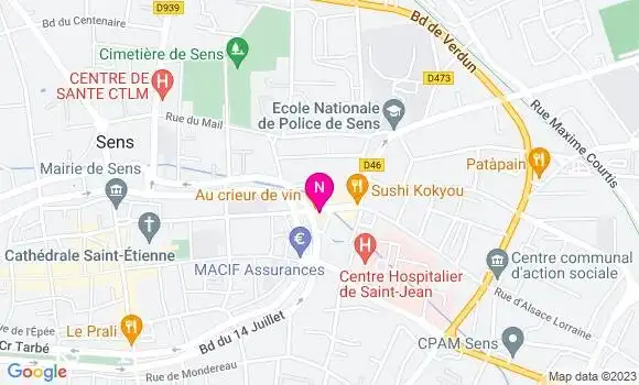 Localisation Mtre Ronin Rémi