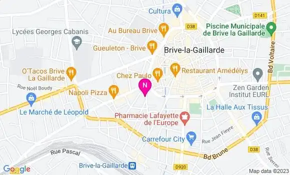 Localisation Mtre Harscoet Stevan