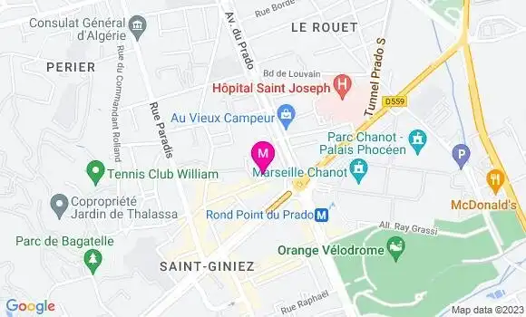 Localisation Mtre Morel Feraud Michelle