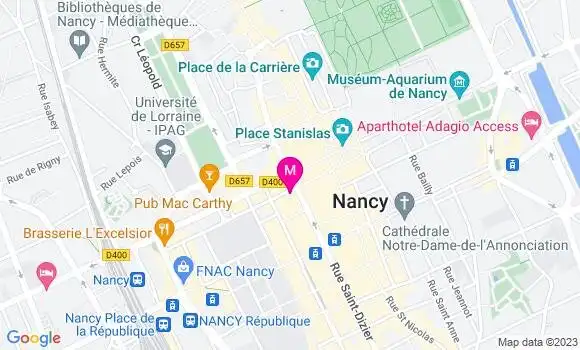 Localisation Mtre Rossinot Sophie