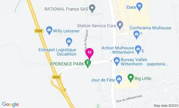 Localisation Mtre Bauer Claude