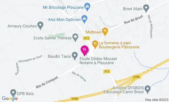 Localisation Mtre Mocaer Gildas