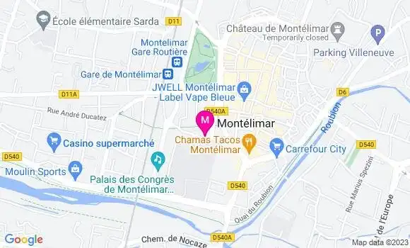 Localisation Mtre Garden William