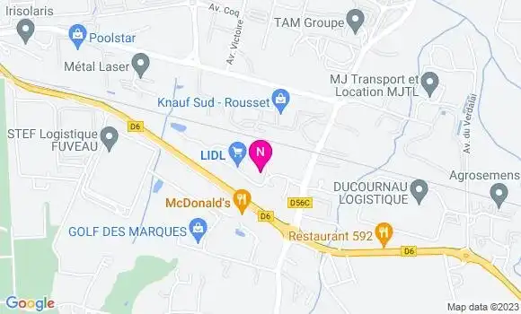 Localisation Mtre Terrano Caroline