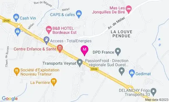 Localisation Mtre Labat Guillaume