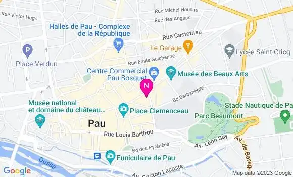 Localisation Mtre Poey Noguez Mélina
