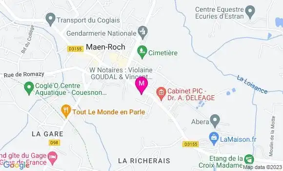 Localisation Mtre Goudal Violaine