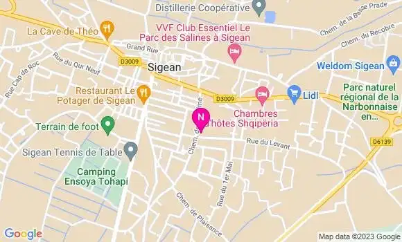 Localisation Mtre Roudieres Nathalie