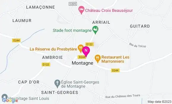 Localisation Mtre Brodeur Modica Claire