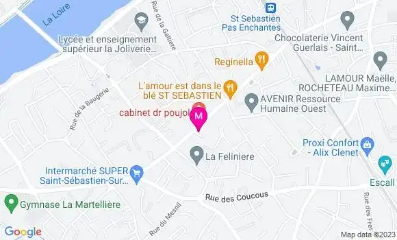 Localisation Mtre Lefort Yohan