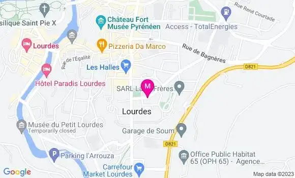 Localisation Mtre Font Bassaber Delphine