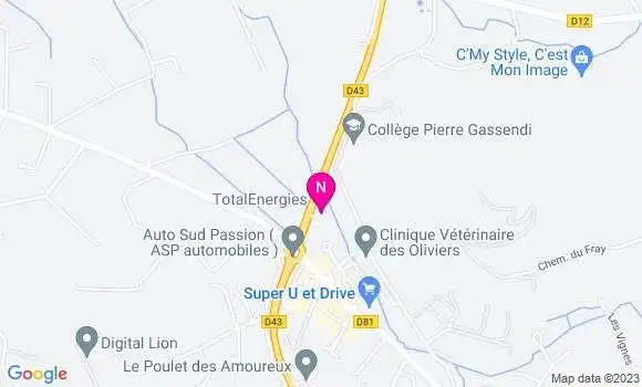 Localisation Mtre Geoffret Delphine