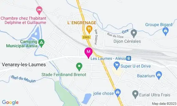 Localisation Mtre Victor Jacquot Isabelle