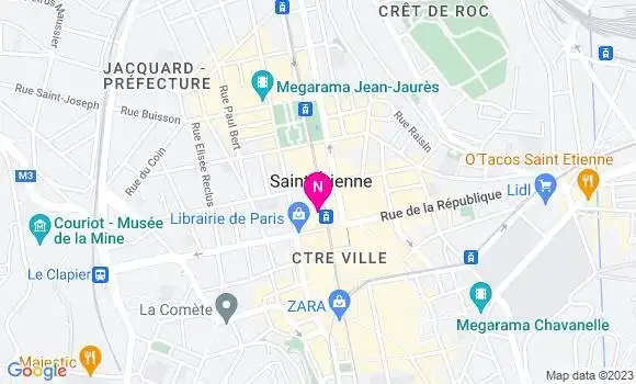 Localisation Mtre Chassagne Germanand François