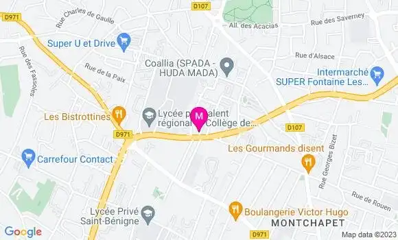 Localisation Mtre Abric Benoit