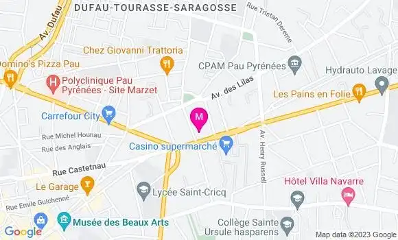 Localisation Mtre Hurbain Alexandre