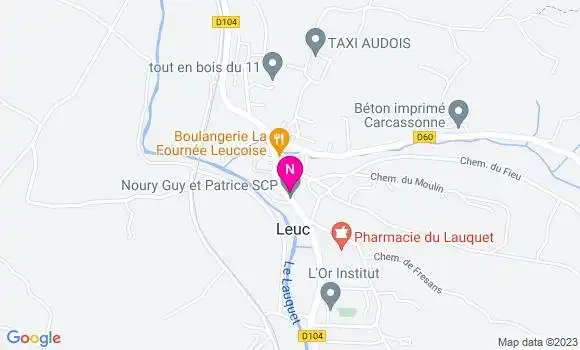 Localisation Mtre Noury Patrice