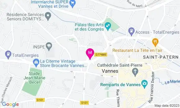 Localisation Mtre Vasse Sabine