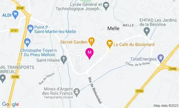 Localisation Mtre Fleury Delphine