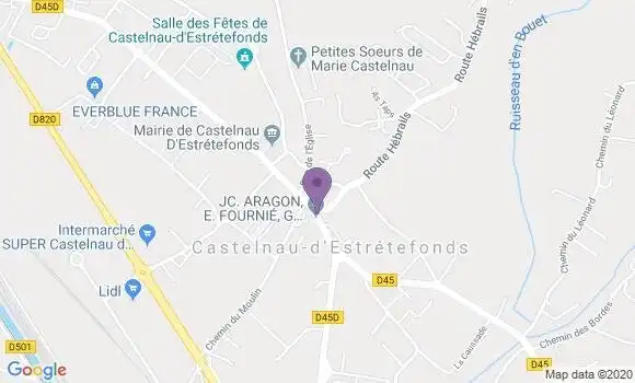 Localisation Mtre Aragon Jean Claude