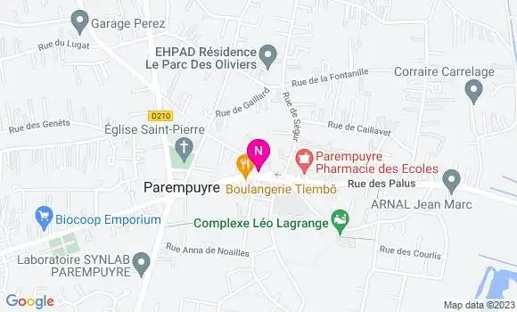 Localisation Mtre Delfosse Gaël