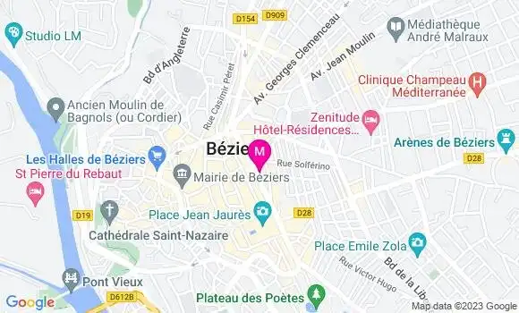 Localisation Mtre Brun Claude