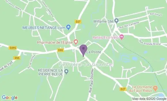 Localisation Ferriere la Grande - 59680