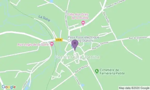 Localisation Ferriere la Petite Bp - 59680