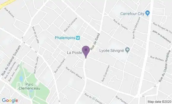 Localisation Tourcoing Gand - 59200